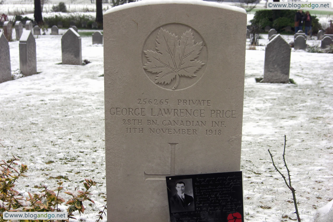 Saint Symphorien - Private George Lawrence Price 256265